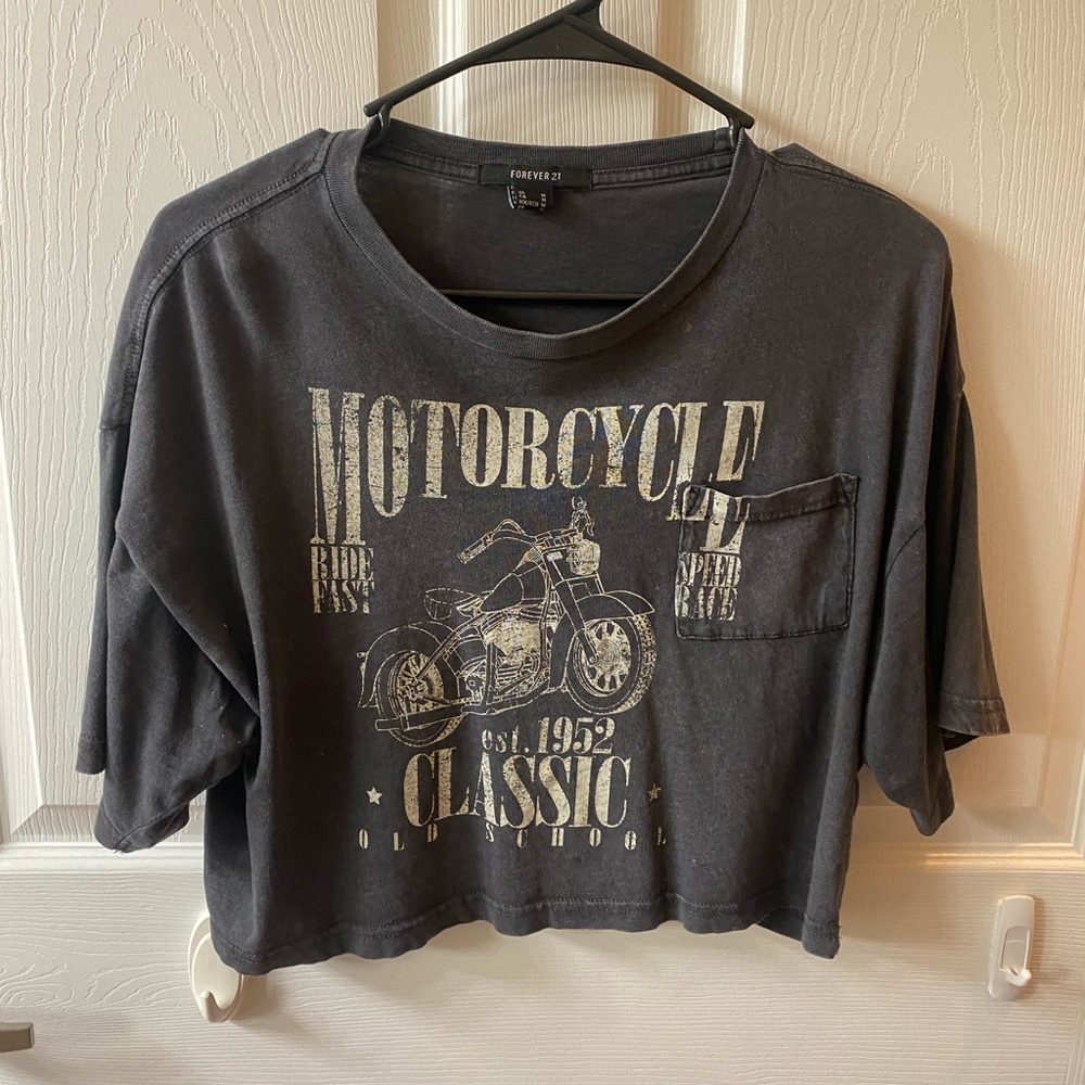 Forever 21 Motorcycle Shirt